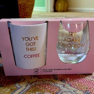 Mug ☕️ and Wineglass 🍷 Set!